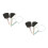 2Pcs Bathroom Handheld Mirror Premium Plastic Frame for Makeup 5