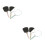 2Pcs Bathroom Handheld Mirror Premium Plastic Frame for Makeup 6