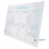 2Sets Transparant Magnetisch Whiteboard Acryl Planner Voor Koelkast 2