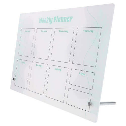 2Sets Transparant Magnetisch Whiteboard Acryl Planner Voor Koelkast 1