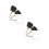 2Pcs Bathroom Handheld Mirror Premium Plastic Frame for Makeup 10