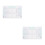2Sets Transparant Magnetisch Whiteboard Acryl Planner Voor Koelkast 4