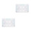 2Sets Transparant Magnetisch Whiteboard Acryl Planner Voor Koelkast 7