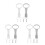 18Pièces Anneaux Exercices Bébé Poignées Portables Accessoires Lit 6