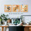 4pcs 30cm/11.8in Square Frameless Cork Board with Self-Adhesive for Wall Display 5