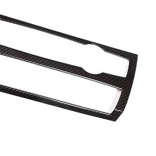Car Air Conditioning Volume Button Frame Decorative Button Frame Carbon Fiber Texture for  X5 2008-2013 1