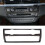 Car Air Conditioning Volume Button Frame Decorative Button Frame Carbon Fiber Texture for  X5 2008-2013 3