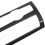 Car Air Conditioning Volume Button Frame Decorative Button Frame Carbon Fiber Texture for  X5 2008-2013 5