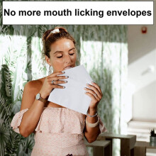 20 Stycken Pennstil Fuktare Stämpel Kuvert Fuktare Utskick Brev Försegling Kuvert Licker för Kontor