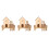 3Sets Huis DIY Decoratie Kit Khaki 3D Model Villa 7
