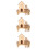 3Sets Huis DIY Decoratie Kit Khaki 3D Model Villa 8