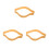 3Pièces Bandes Silicone Stretch Khaki Pour Moulage Usage Long 9