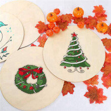 50 Piezas Pedazos de Madera Natural Rebanadas Discos de Madera Sin Terminar Redondos para Centros de Mesa de Manualidades Adornos Navideños de