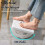 Portability Footrest Ergonomic Foot Stool with Massage Rollers Foot Rest for Home Office Work 6