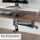 Under Table Hanging Holder for PS5/for PS5 Slim Game Console Stander Bracket Earphone Gamepad Desktop Game Controller 4