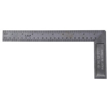 2X 90 Degree 25cm Length Stainless Steel L-Square Angle Ruler