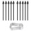 Replacement Tips for  2,Durable  Pen Tips for  1/2 Pen Nibs (10PCS) with Tool Black 6