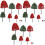 114Pcs Mixed Color Miniature Trees Plastic for Craft and Model Scenes 3