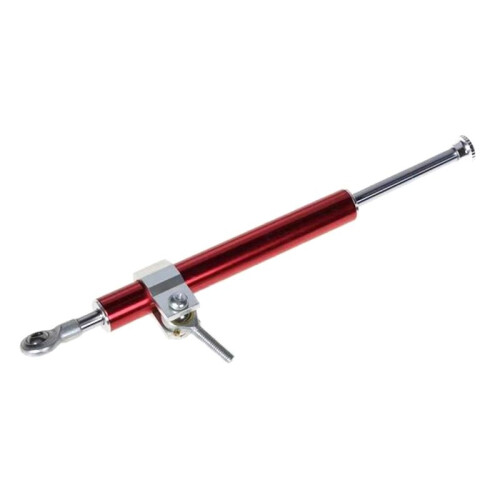 330MM Universal Motorcycle Steering Damper Stabilizer Damper-Steering  Direction Safety Control Red 2