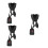 3Pcs Comfortable Padded Trimmer Belt Strap for Brushcutters in Black 8