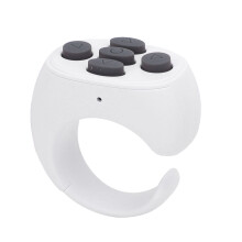 Wireless Remote Ring for Android Phones & Tablets, 10m Range, White