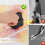2pcs Black Cutter Wrapping Paper Cutter Replaceable Blade Roller Cutting 5