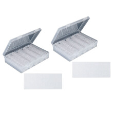 200x Capsules pour Pièces de 30 mm Boîtier de Porte-Monnaie Rond Ps et 6 Tailles (19/20/22,25/25/27/30 mm)