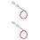 2Pcs Compact Silver Float Sensor for Aquarium Pond Water Level Control 7