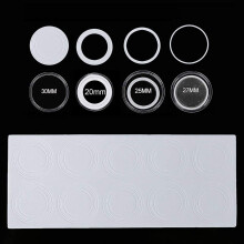 200pcs 30 mm Coin Capsules Ps Round Coin Holder Case and 6 Sizes (19/20/22.25/25/27/30mm) Protect Gasket
