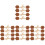 32Pairs Stylish Horn Design PU Coat Sewing Toggle Buttons 3