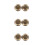 6Pcs Brass Hand Exercise Massage Balls Non-Chiming Solid Fitness Tool 7