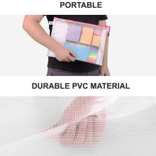 36 Pack 8 Sizes Zipper Mesh Pouch, Waterproof Zipper File Bags Document Pouch Multipurpose Travel Bags (9 Colors)