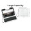 Fireproof Document Bag with Lock,11.4 X 8.3 Inch Fire Proof Bag for Documents with Zipper,Water Resistant Envelope 7