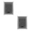 2Ensembles Boîtes Aux Lettres Murales En Aluminium Gris 4