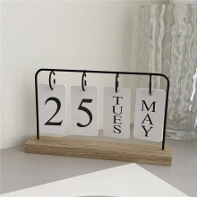 Calendar DIY Desktop Calendar, Office Desktop Decoration, Holiday Decoration Calendar B