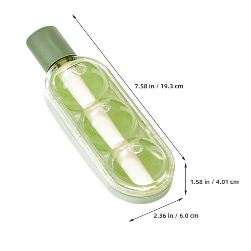2Pcs Green Silicone Molds with Straw DIY Ice Cube Maker 2