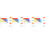 24Pièces Drapeaux Bois Polyester Multicolores 6