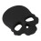2X Skull Bone 3D Design Motorcycle Car Emblem Badge Sticker Black 4