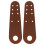 2Pcs Brown Roller Skate Toe Covers Protective Boot Guards 10