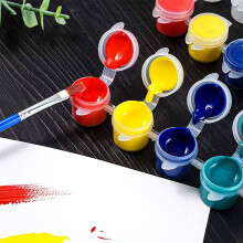 120 Streifen Leere Farb Streifen Farb Becher TöPfe Aufbewahrungs Behälter Malerei Kunst Handwerk Zubehör (5 Ml )