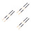 3Paren Zwarte Drumsticks Met Rubber Handgreep Voor Percussie 7