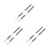 3Paren Zwarte Drumsticks Met Rubber Handgreep Voor Percussie 8