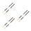 3Paren Zwarte Drumsticks Met Rubber Handgreep Voor Percussie 10
