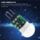 AM312 PIR Sensor,5 Pack PIR Motion Sensor Outdoor  Pyroelectric Infrared PIR Human IR Sensor Module Body 5