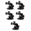 5Pcs Durable ABS Suction Cup Car Camera Mount with Adjustable Bracket 5