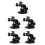 5Pcs Durable ABS Suction Cup Car Camera Mount with Adjustable Bracket 7