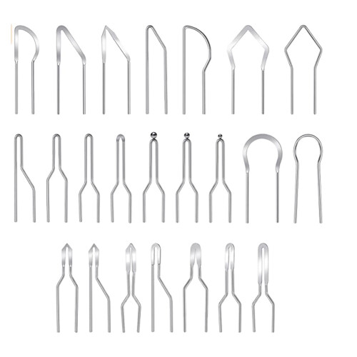 23Pcs Pyrography Wire Tips Heat Resistant Wood Burning Tips Replacement Shape Pyrography Wire Pen Nibs for Wood Burning 1