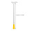 Raindrops Chime Mallet Ergonomic Design Classroom Tool 10pcs 2