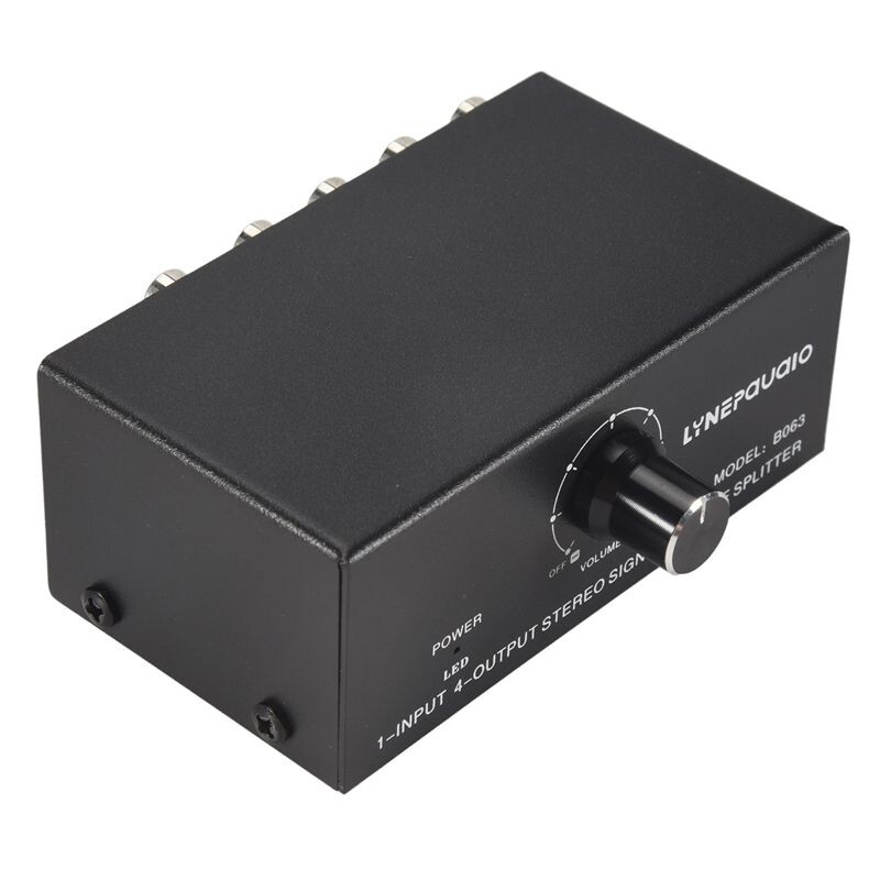 Nintendo Av Output 1 in 4 Out Stereo Signal Source Splitter Audio Frequency Signal ...