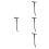 4Pcs Black Steel Motorcycle Exhaust Spring Hook Tool Durable Design 9